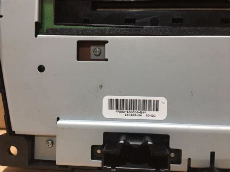 Genuine Jaguar XJ Air conditioning entertainment control panel C2D16378 Jaguar