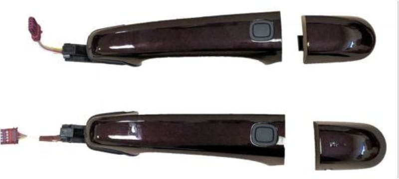 Genuine Jaguar XK 2006 - 2014 Door Handle pair Red C2P7217XXX 6W8322400ACW0XXX Jaguar