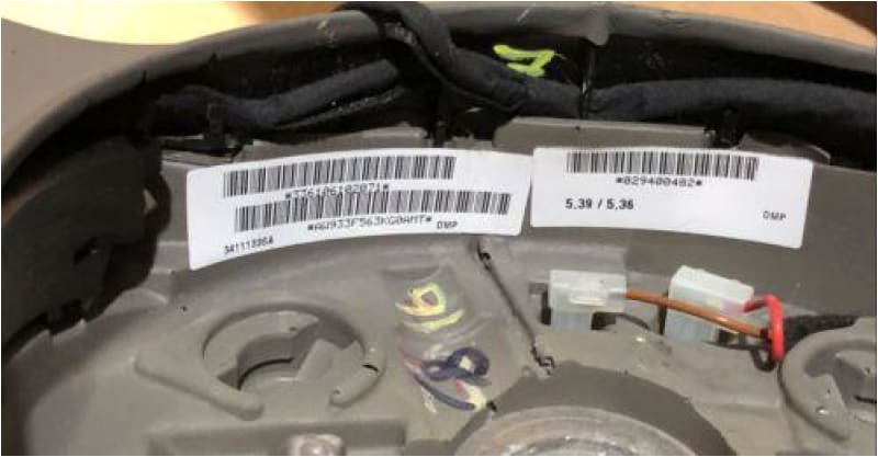 Genuine Jaguar XJ Leather Steering Wheel Brown Heated paddle shift Cruise Voice Jaguar