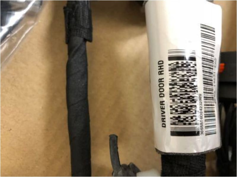 Range Rover Sport Drivers door wiring loom Right Hand Drive LR055081 Range Rover