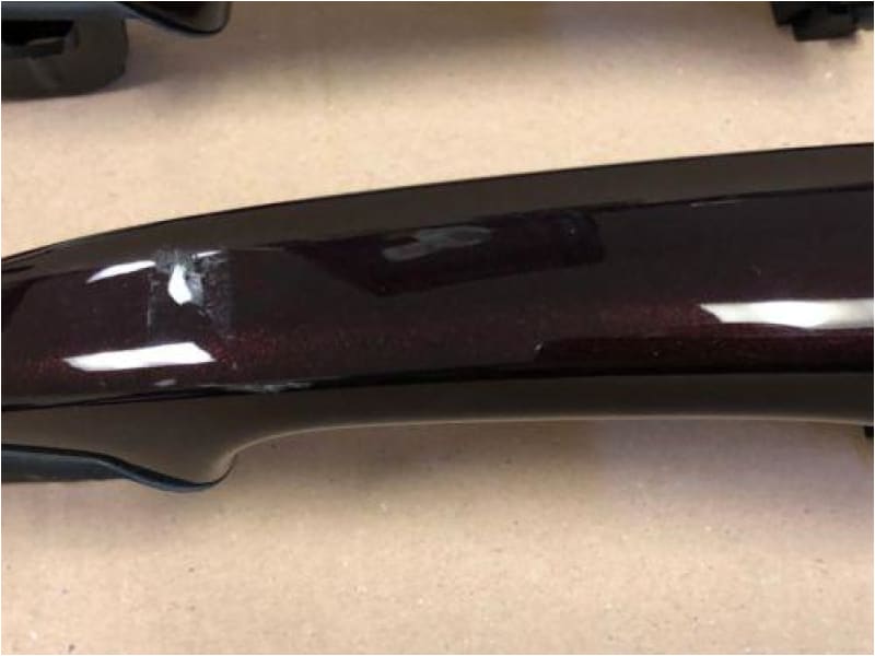 Genuine Jaguar XF Door Handle 2009 to 2015 pair Red C2Z3509XXX 8X2322400ABW Jaguar