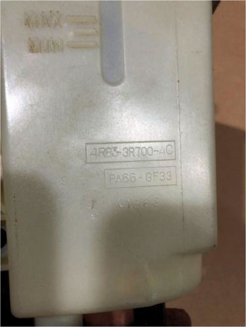 Genuine Jaguar X Type Power steering reservoir XR856660 4R833R700AC Jaguar