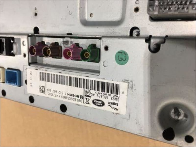 Jaguar XJ Touch screen display unit C2D20177, C2D21173,C2D21661 Bosch