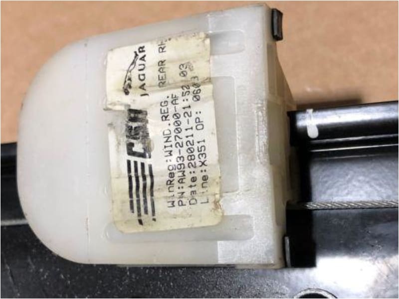 Genuine Jaguar XJ Window Regulator Rear Right SWB C2D36913 AW93F27000AF Jaguar