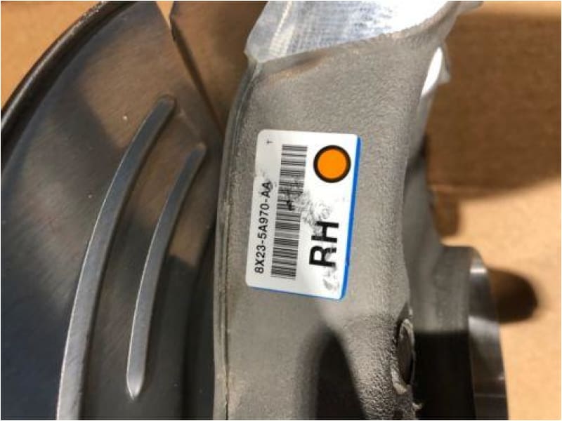 Genuine Jaguar XJ Hub Carrier bearing kit 2010> Right Hand Rear 8X235A970AA Jaguar