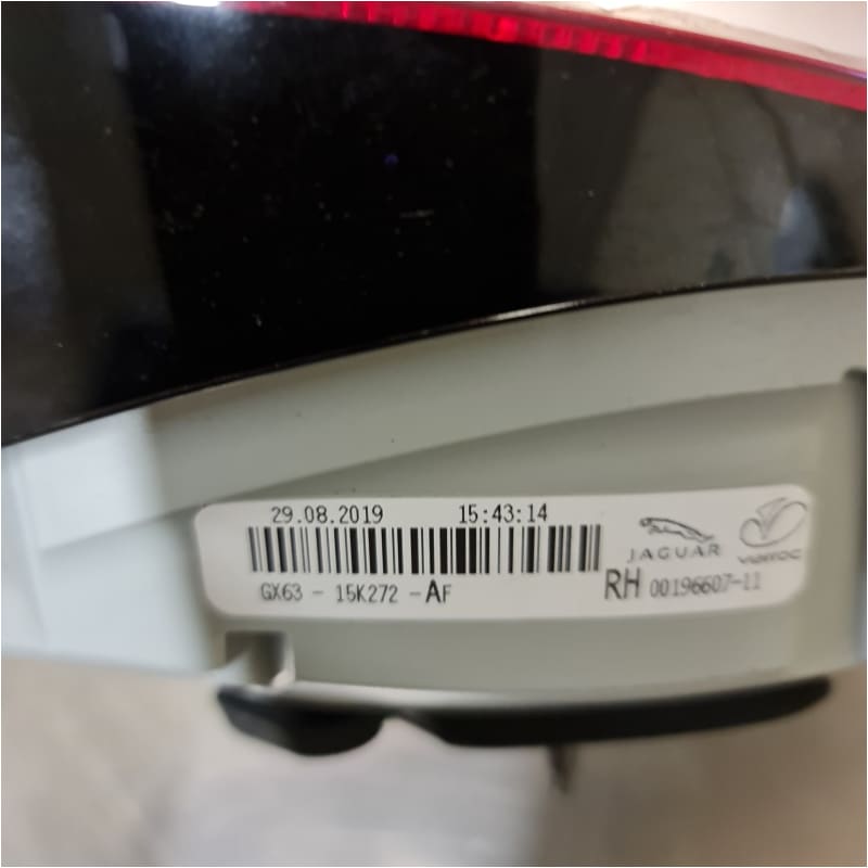 Jaguar XF Rear Tailgate Light X260 Right Side T2H18979 GX6315K272AF Norfolk Prestige Car Parts UK Ltd