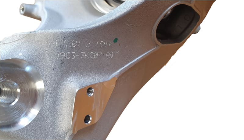 Genuine Jaguar E Pace Hub Carrier and Wheel Hub LH J9C3165 J9C33K207AB Jaguar Land Rover