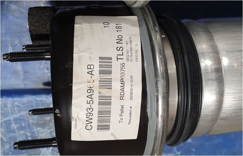 Genuine Jaguar XJ Rear Air Shock absorber C2D36648 CW935B749AB Pair Jaguar