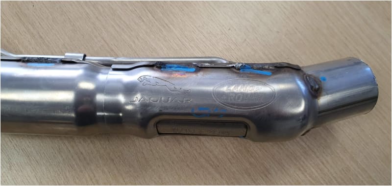 Jaguar F Pace Exhaust Pipe Front 3.0 Diesel T4A3248 HK835G272AC Norfolk Prestige Car Parts UK Ltd