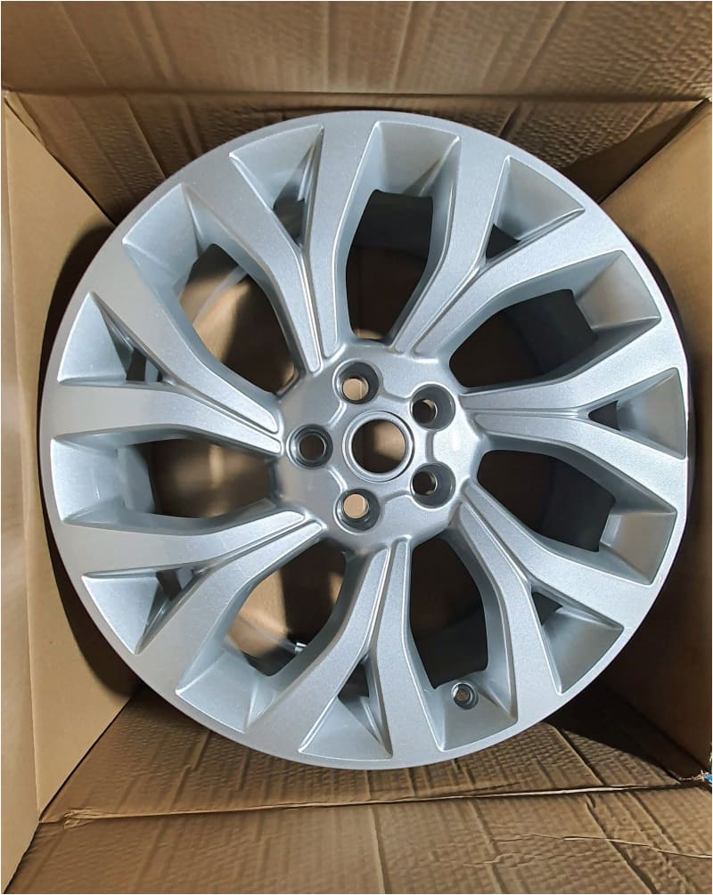 Range Rover 21" Flute single Alloy Wheel Silver Finish LR098797 JK521007CA Range Rover