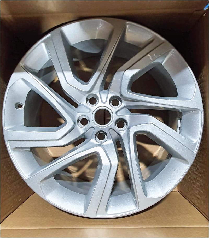 Range Rover Sport 21” Kong Silver Alloy Wheel Style 5085 LR099136 JK621007BA Jaguar Land Rover