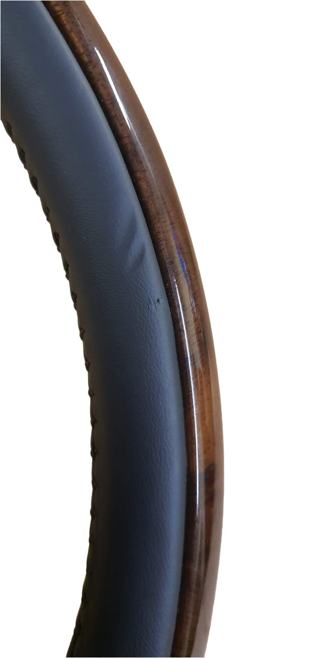 Jaguar XJ Steering Wheel Wood Black Leather Heated paddle shift Cruise Voice Norfolk Prestige Car Parts UK Ltd