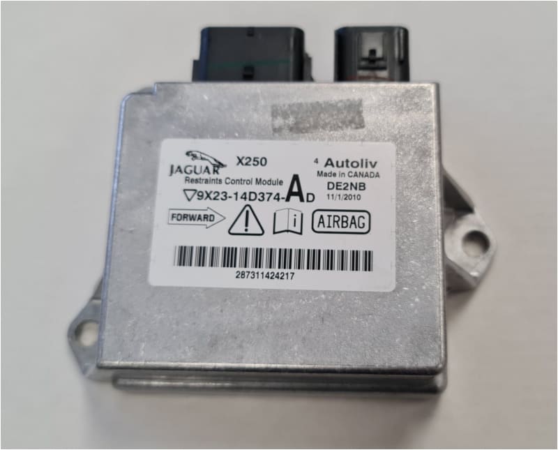 Genuine Jaguar XF Restraints Control Module C2Z16639 9X2314D374AD Norfolk Prestige Car Parts UK Ltd