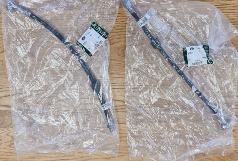 Genuine Jaguar XF XE Brake Hoses Front T2H19113 T2H19111 Jaguar