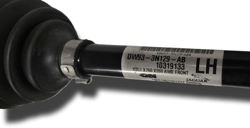 Genuine Jaguar XE Halfshaft LH Front 2015 C2D42129 DW933N129AB Jaguar Land Rover