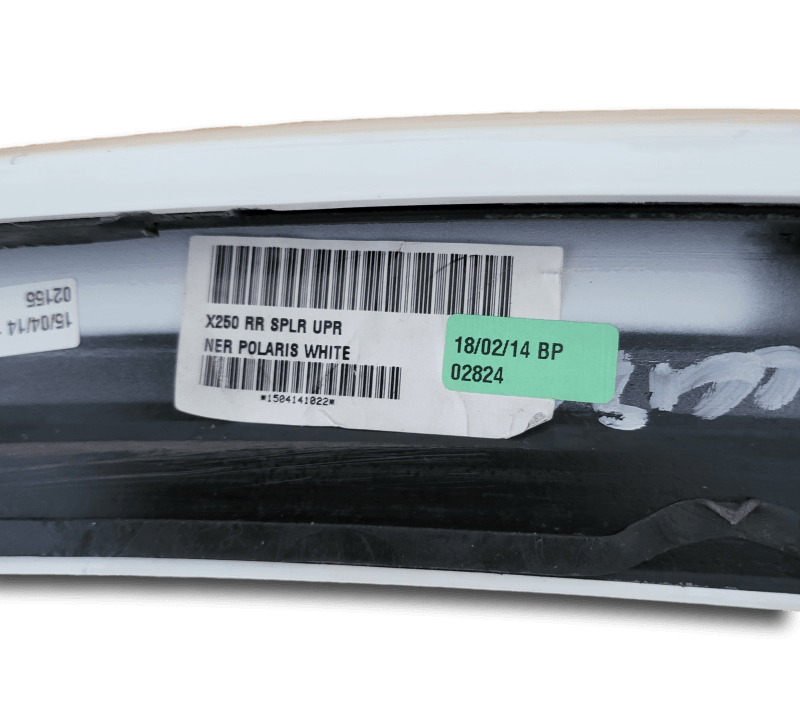 Jaguar Xf Boot Spoiler White 2009-15 C2Z5623 8X2344210Aa0