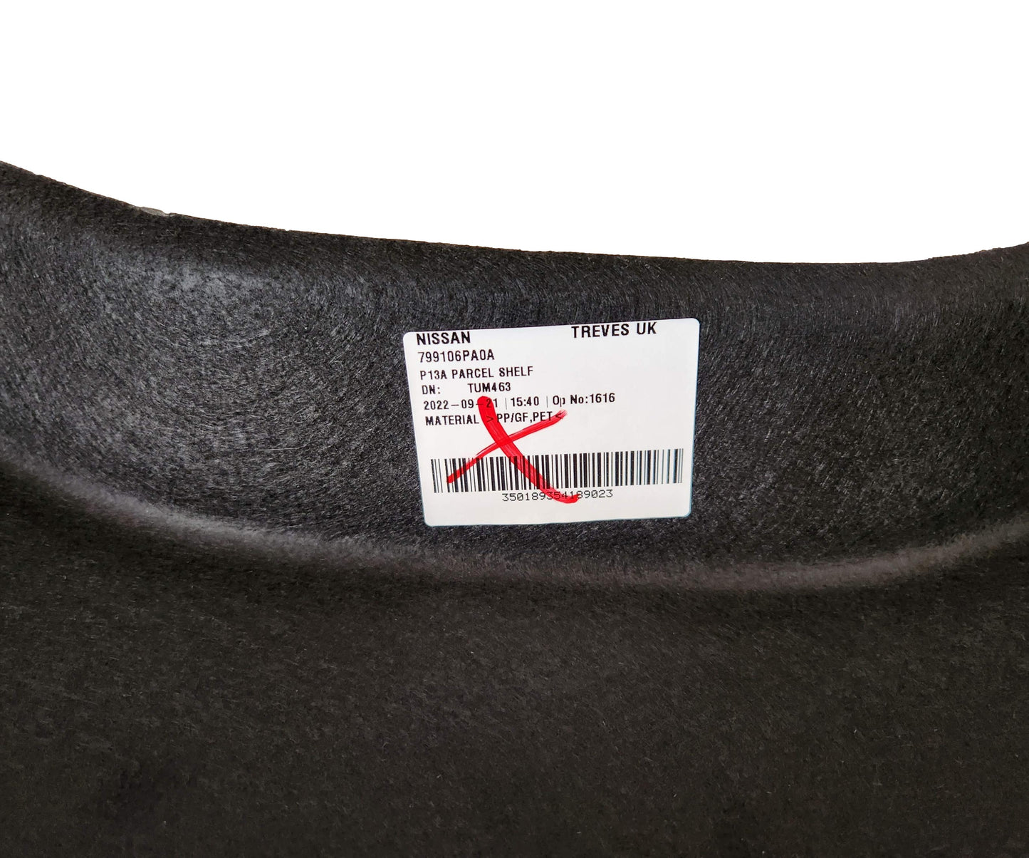 Nissan Juke Parcel Shelf 2020-On F16E 799106Pa0A Vehicle Parts & Accessories Car External Lights