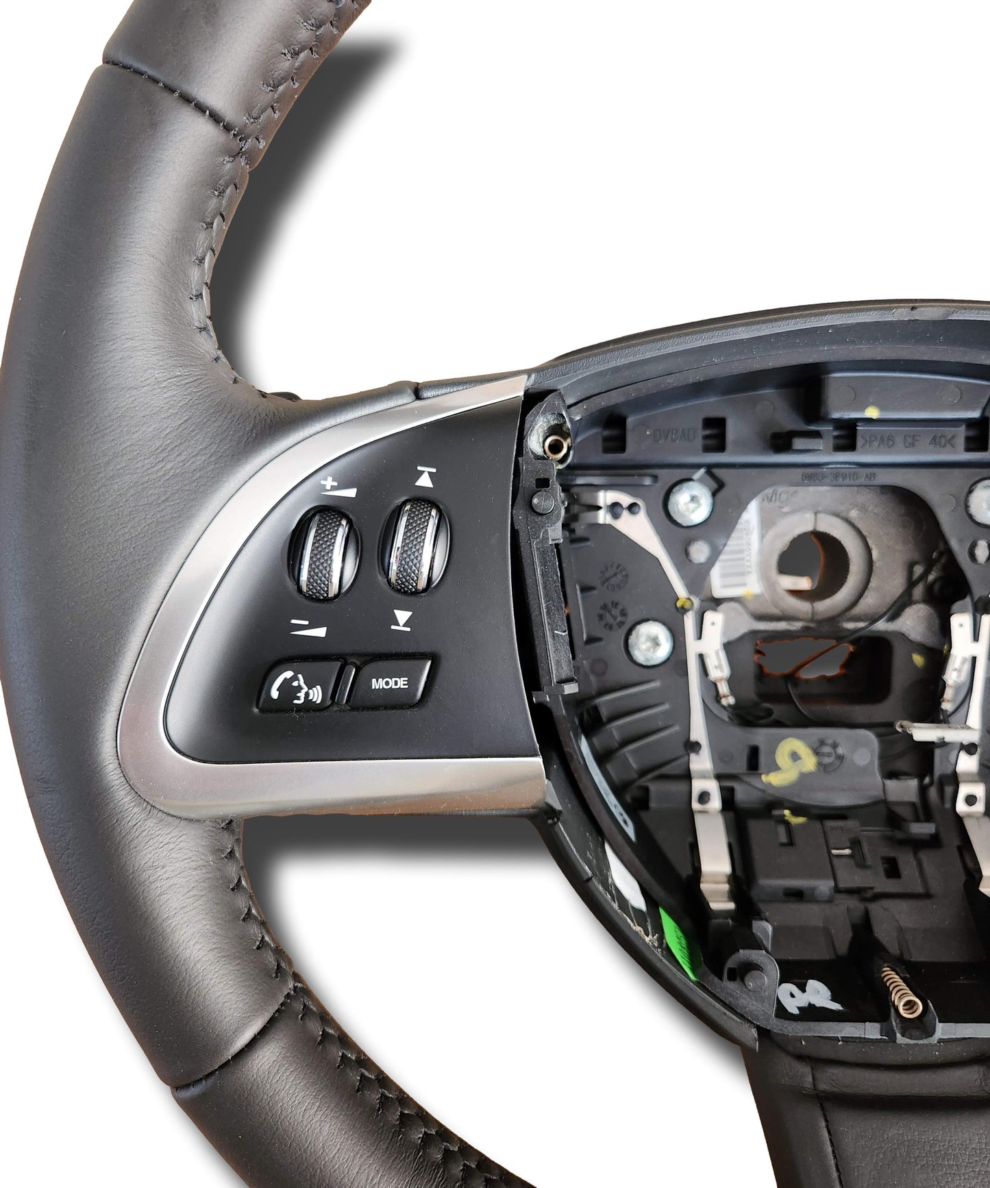 Jaguar Xf Leather Steering Wheel Charcoal R Sport 2009-15 C2Z28347Leg Ex2M3L598Aa0Leg Wheels