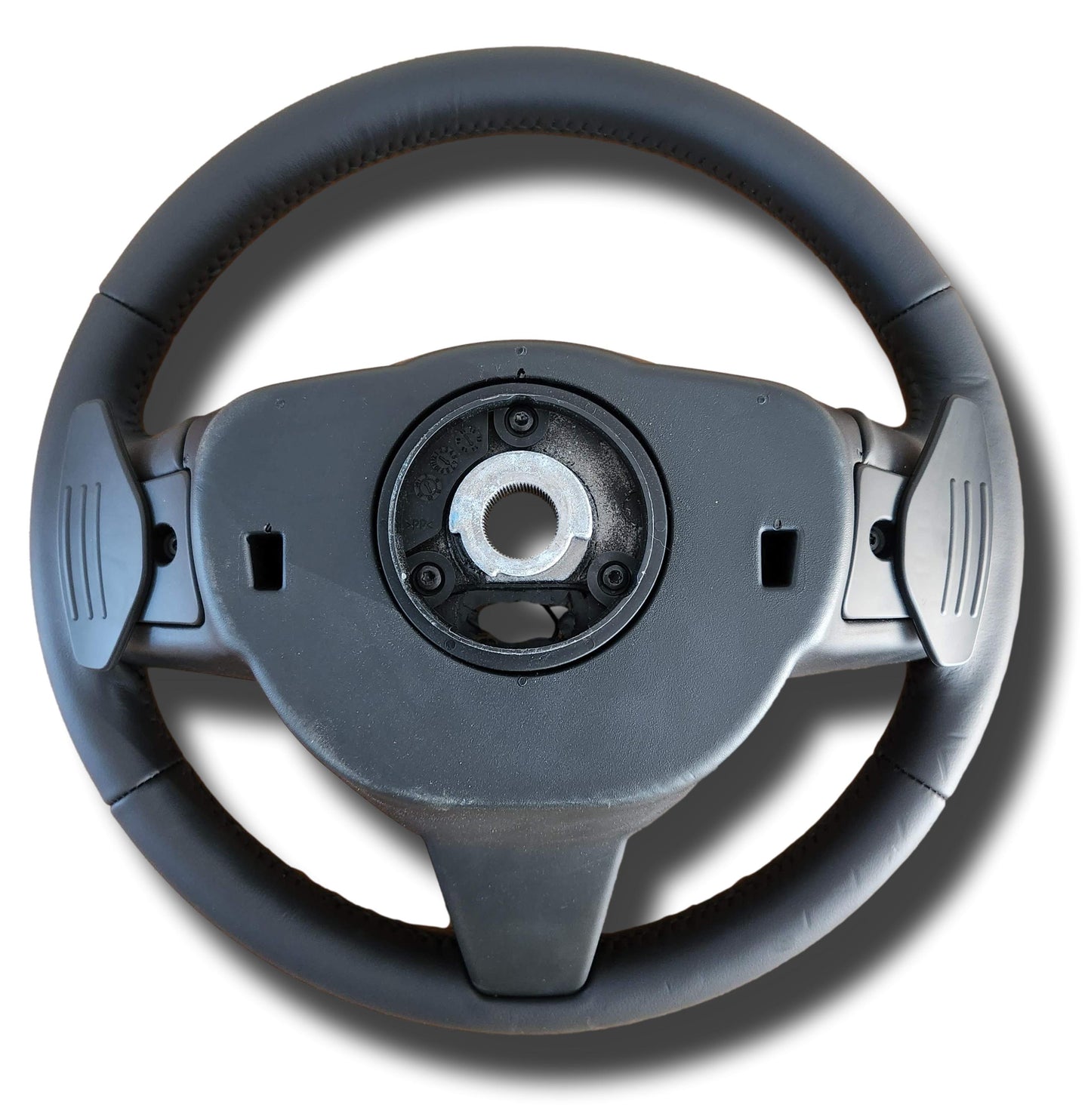 Jaguar Xf Leather Steering Wheel Charcoal R Sport 2009-15 C2Z28347Leg Ex2M3L598Aa0Leg Wheels