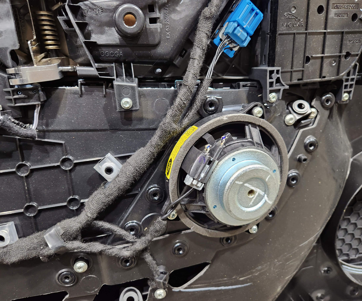 Jaguar F Type Door Card Right Side Left Hand Drive Jet / Ivory Stitch Door-Card