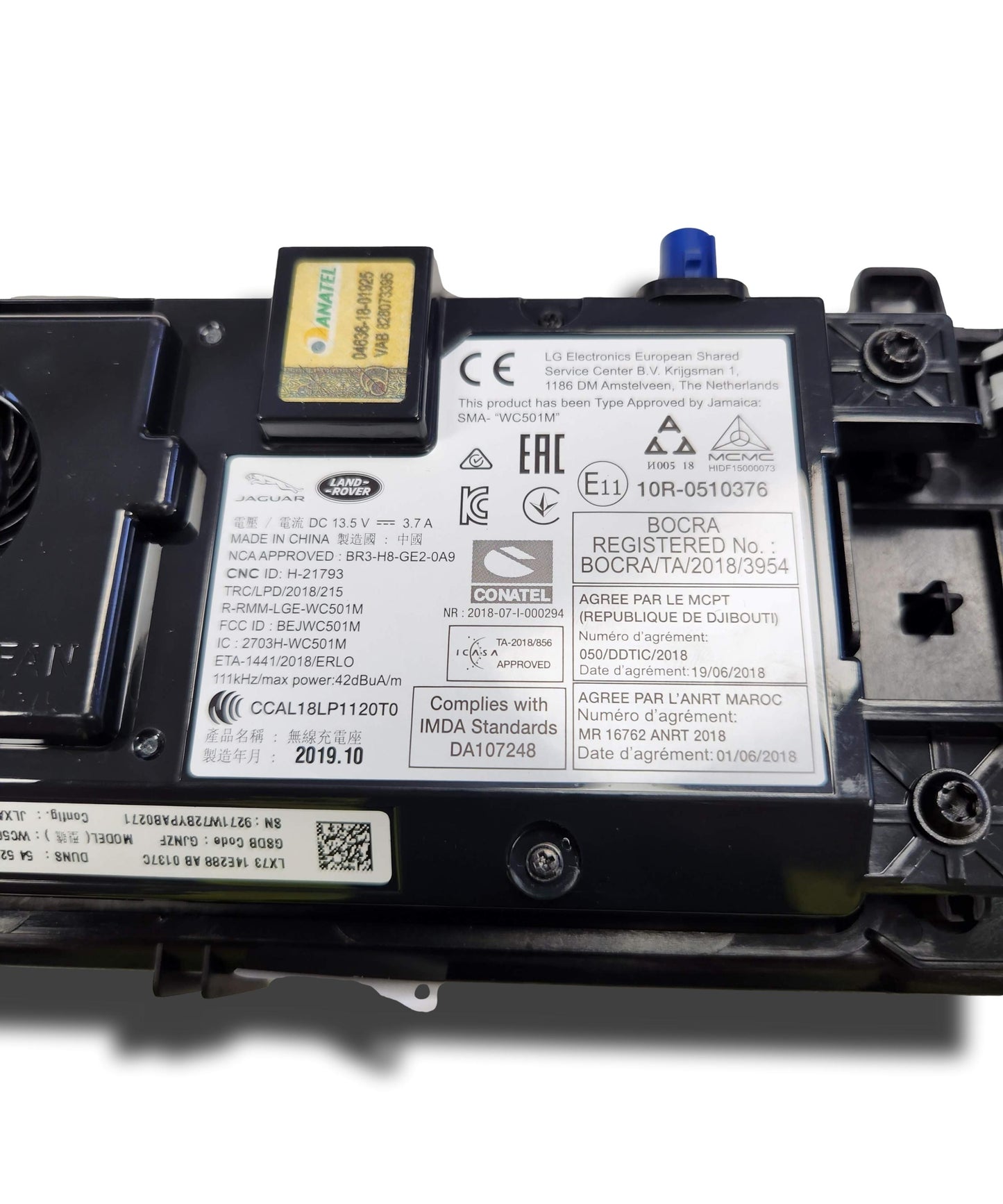 Jaguar Xe Wireless Charger T4N30970 Lx7314E288Ab Wireless-Charger