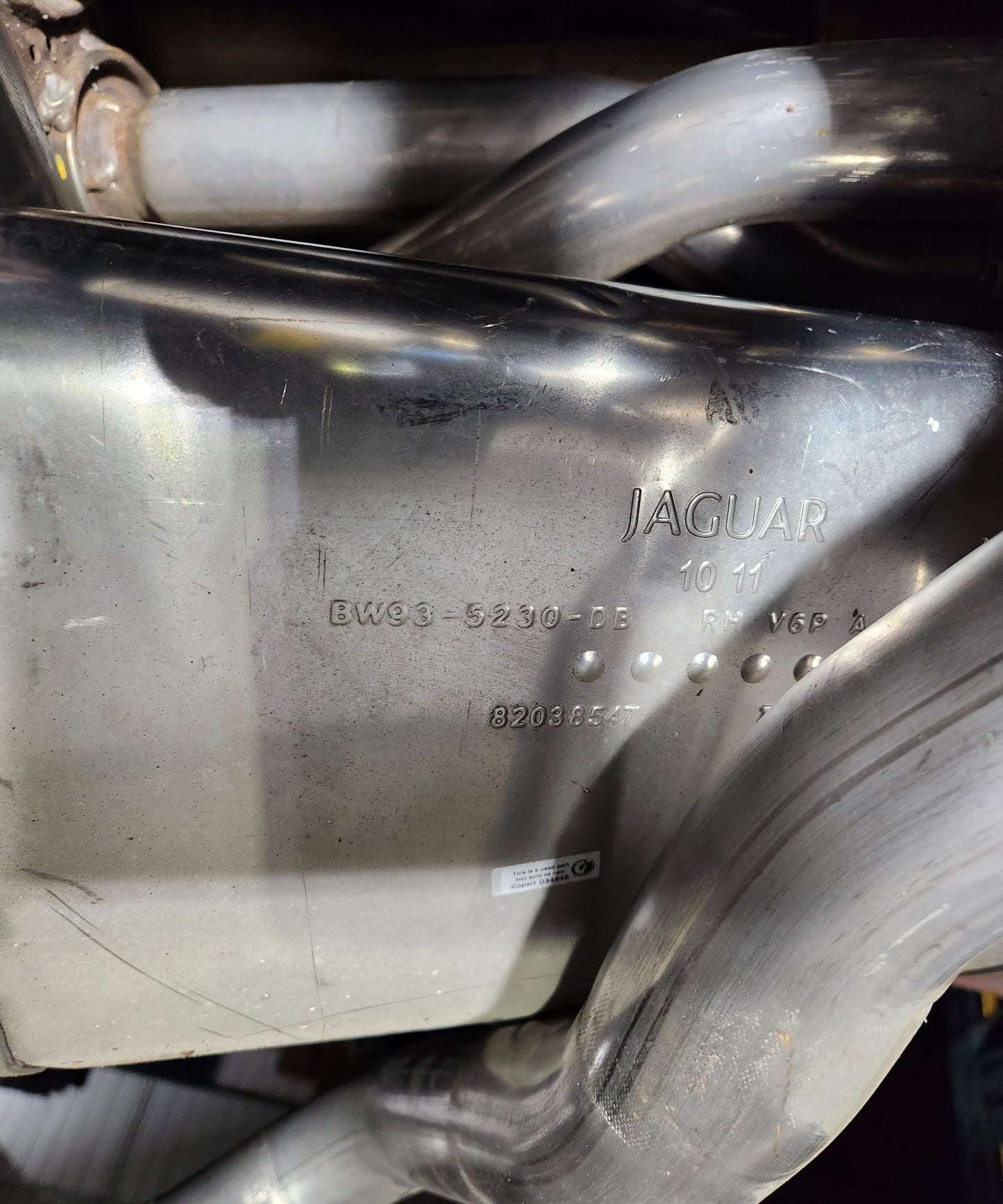 Jaguar Xj Exhaust Silencer 3.0 Petrol Right Hand C2D27512 Bw935230Db