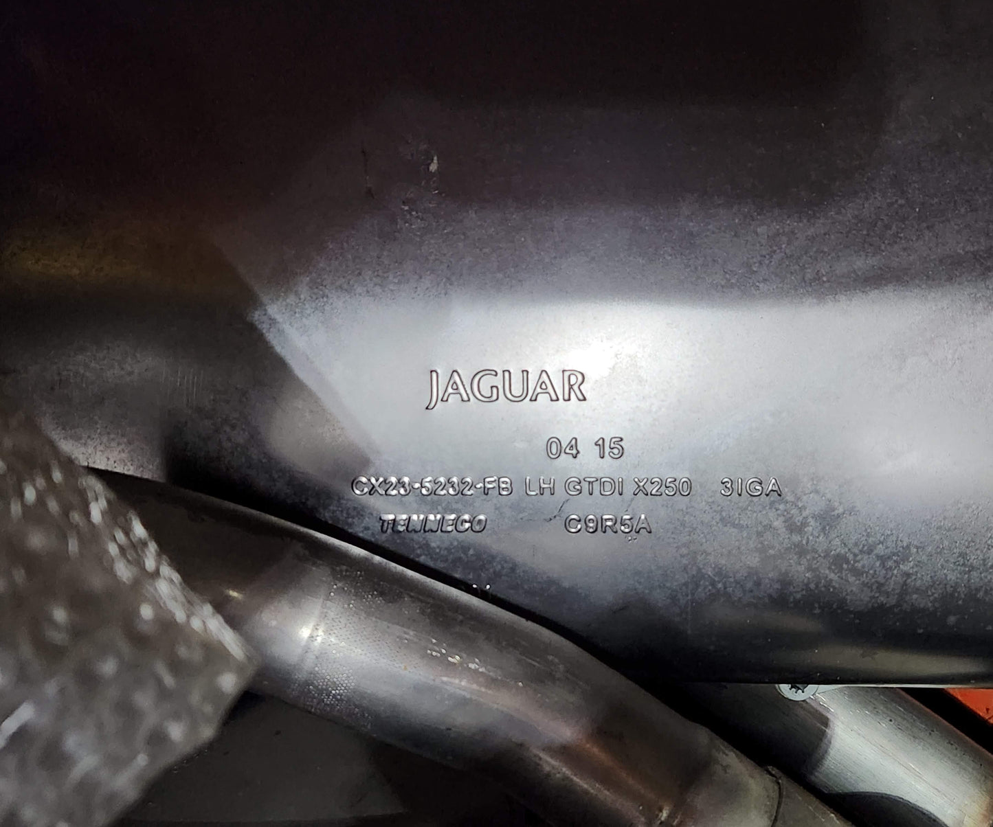 Jaguar Xf Exhaust Silencer Left Hand 2.0 Petrol 2009-15 C2Z18701 Cx235232Fb