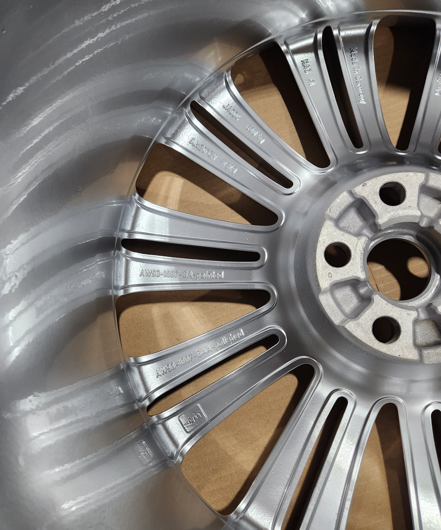 Jaguar Xj 20’’ Kasuga Silver Set Of Alloy Wheels C2D4246 C2D4245 179679