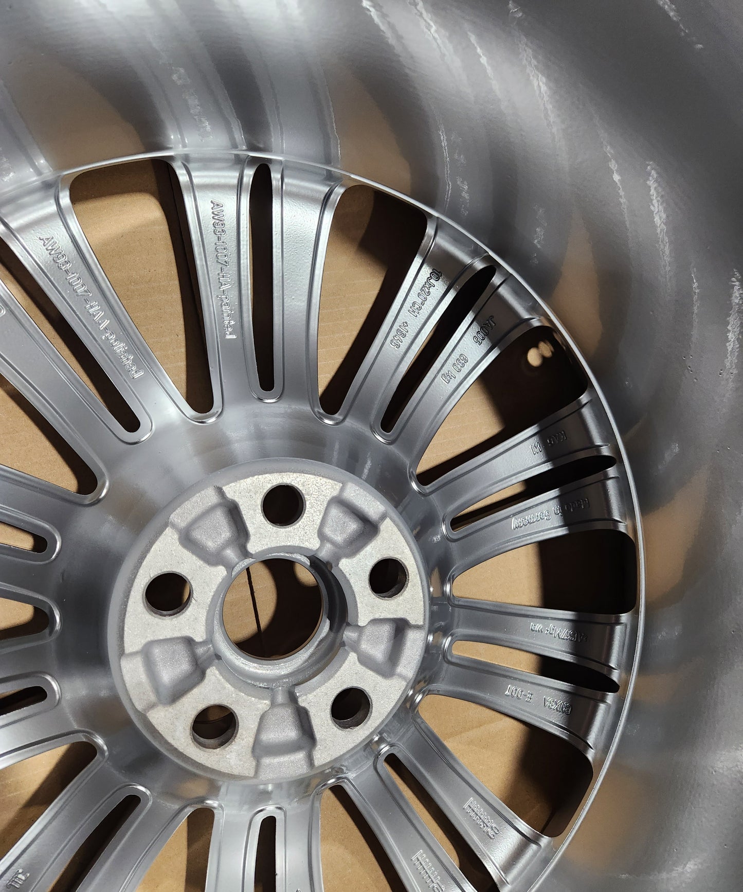 Jaguar Xj 20’’ Kasuga Silver Set Of Alloy Wheels C2D4246 C2D4245 179679
