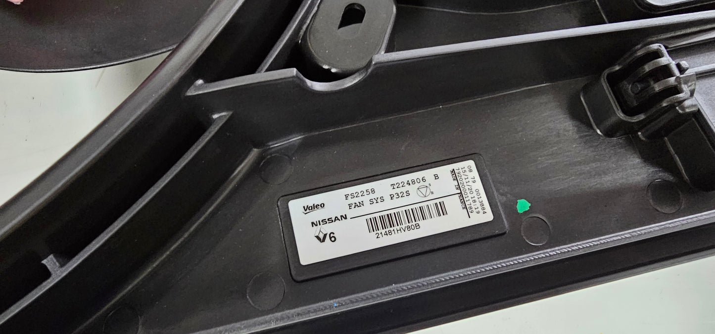 Genuine New Nissan X Trail Radiator Fan 21481Hv80B R9N 1.7Dci J11 2016-20