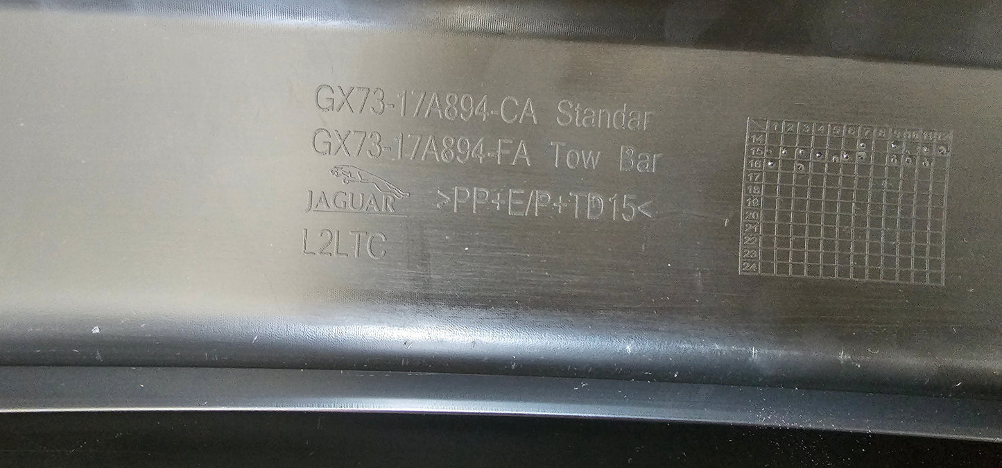 Jaguar Xe Rear Bumper Valance Panel No Exhaust Aperture 2015> T4N13816 Gx7317A894C