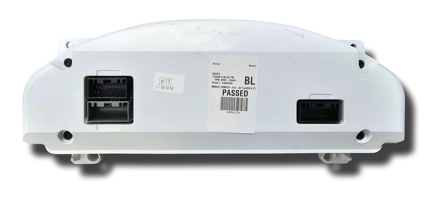 Jaguar S Type Speedometer Instrument Panel Xr847181 2R8F10849