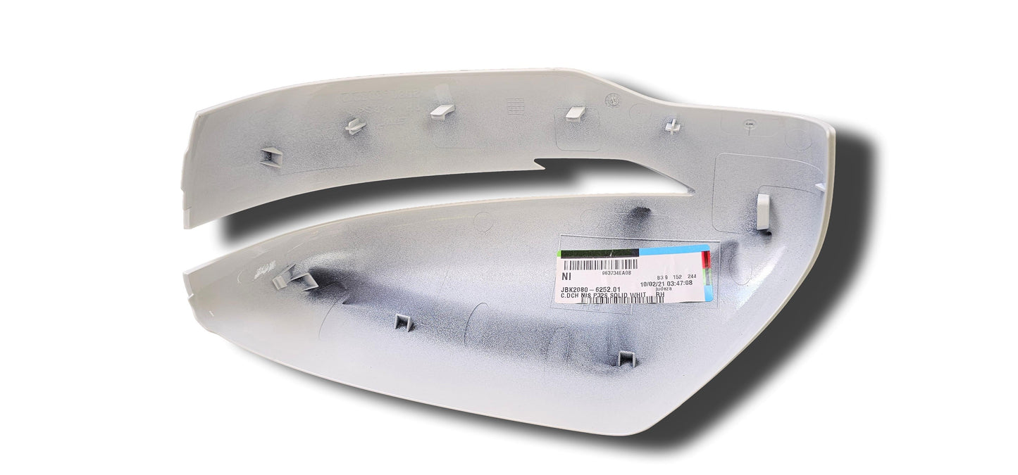 New Nissan Qashqai Door Mirror Cover Right Side Solid White 963734Ea0B 2016-20