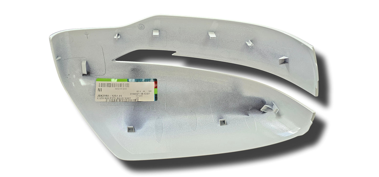 New Nissan Qashqai Door Mirror Cover Left Side Solid White 963744Ea0B 2016-20