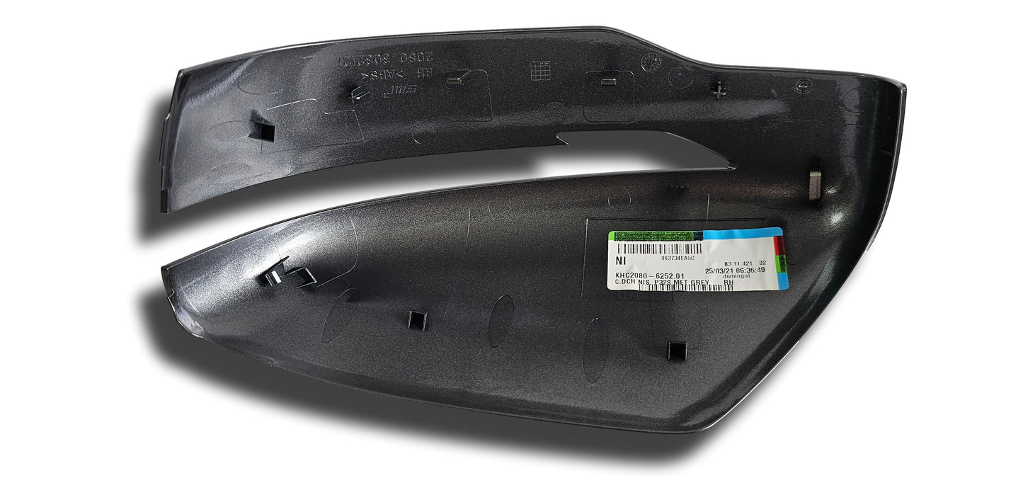 New Nissan Qashqai Door Mirror Cover Right Side Metallic Grey 963734Ea5C 2016-20