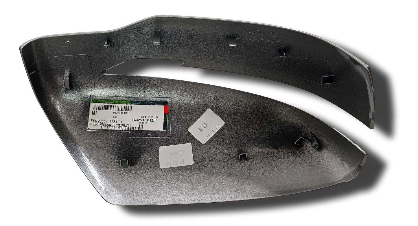New Nissan Qashqai Door Mirror Cover Left Side Silver 963744Ea3B 2016-20