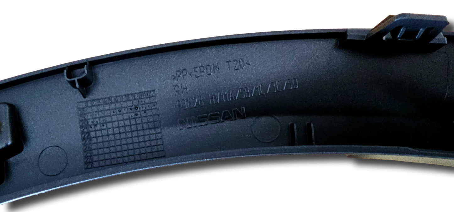 Genuine Nissan Qashqai Rear Wheel Arch Trim Metallic Grey 93828 Hv11A 2018-21 (03112023)