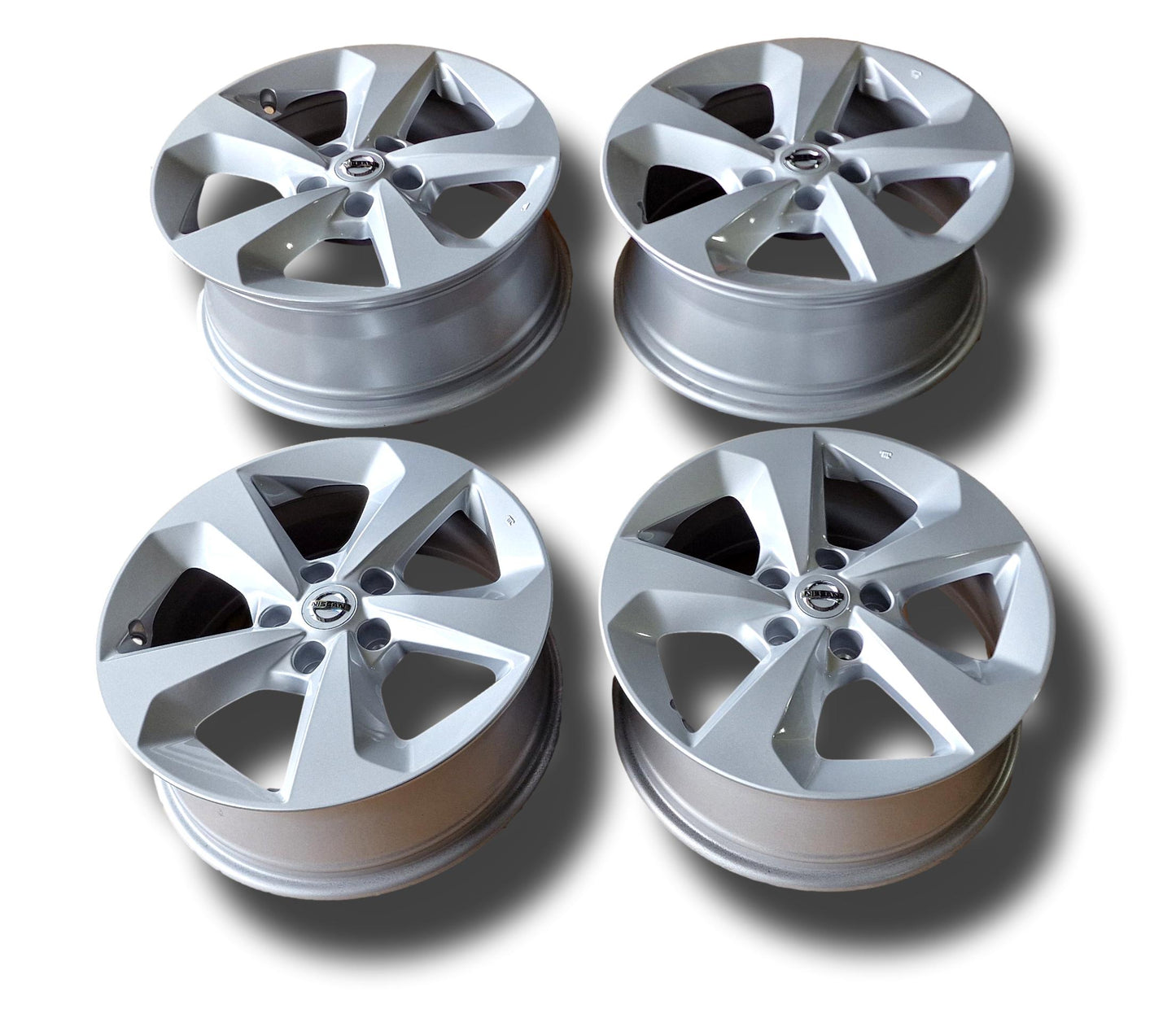 New Nissan Qashqai 17’’ Silver Alloy Wheel Set Of 4 D0300Hv01A 2018-20 Wheels