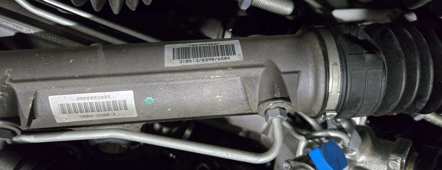Genuine Jaguar Xkr - S Steering Rack Left Hand Drive C2Z25888 Cw8M3200Ab
