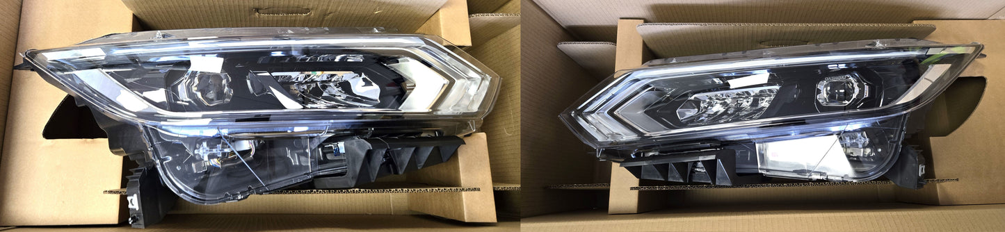 Genuine New Nissan Qashqai Headlights Full Led Pair Eu Left Hand Drive 26010Hv00B 26060Hv00B