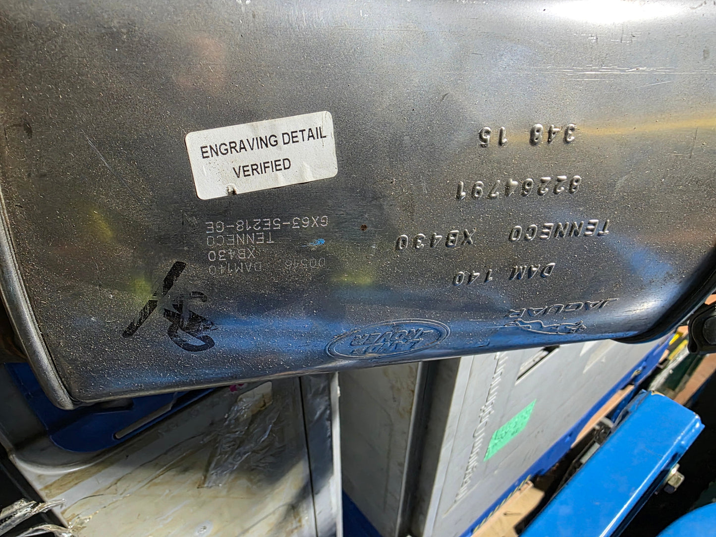 Complete Jaguar XF Exhaust system LH/RH Rear boxes and Intermediate pipe