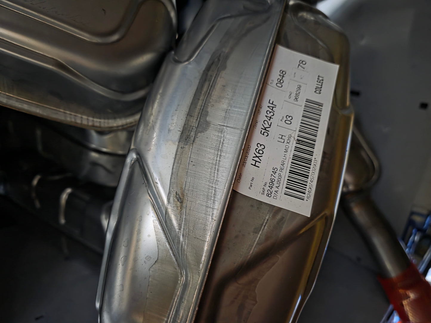 Jaguar XF Exhaust Silencer Tailpipe Left Hand 2 Petrol T2H41056 HX635K243AF