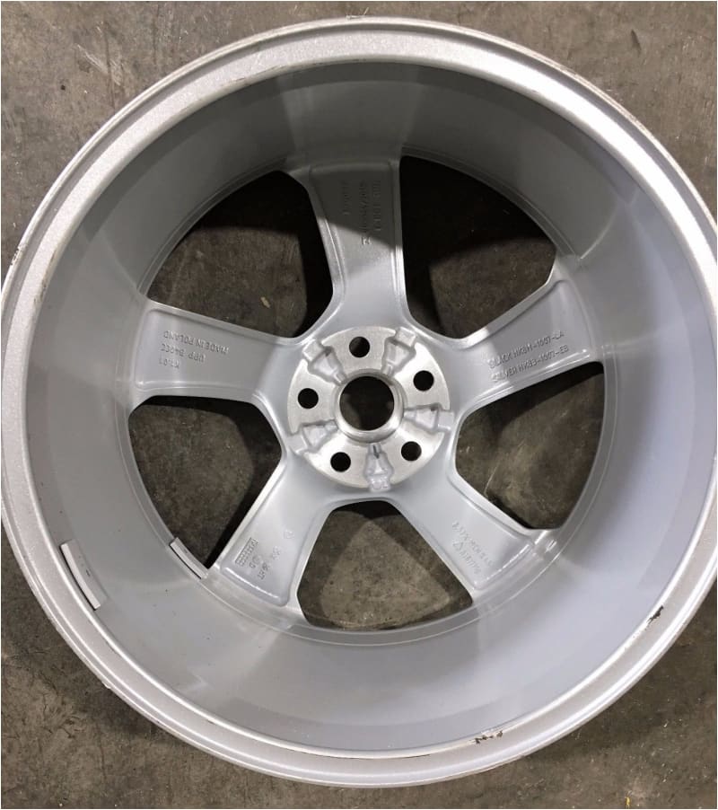 Jaguar F Pace 19" Fan 5 spoke Silver finish single alloy Wheel T4A3988 Jaguar Land Rover