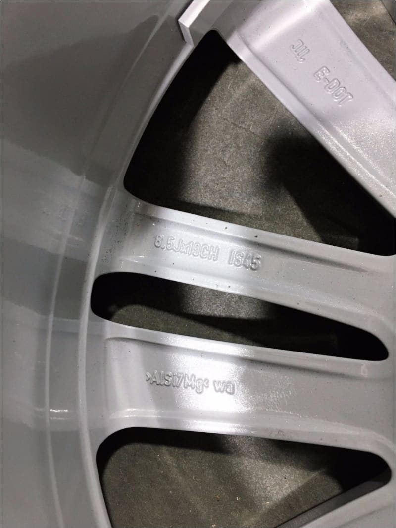 Jaguar F Pace 19" Razor 7 twin spoke silver finish alloy Wheel T4A2306 HK831007DA Jaguar Land Rover