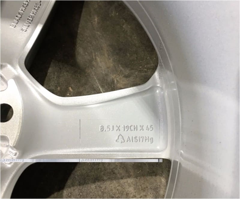 Jaguar F Pace 19" Fan 5 spoke Silver finish single alloy Wheel T4A3988 Jaguar Land Rover