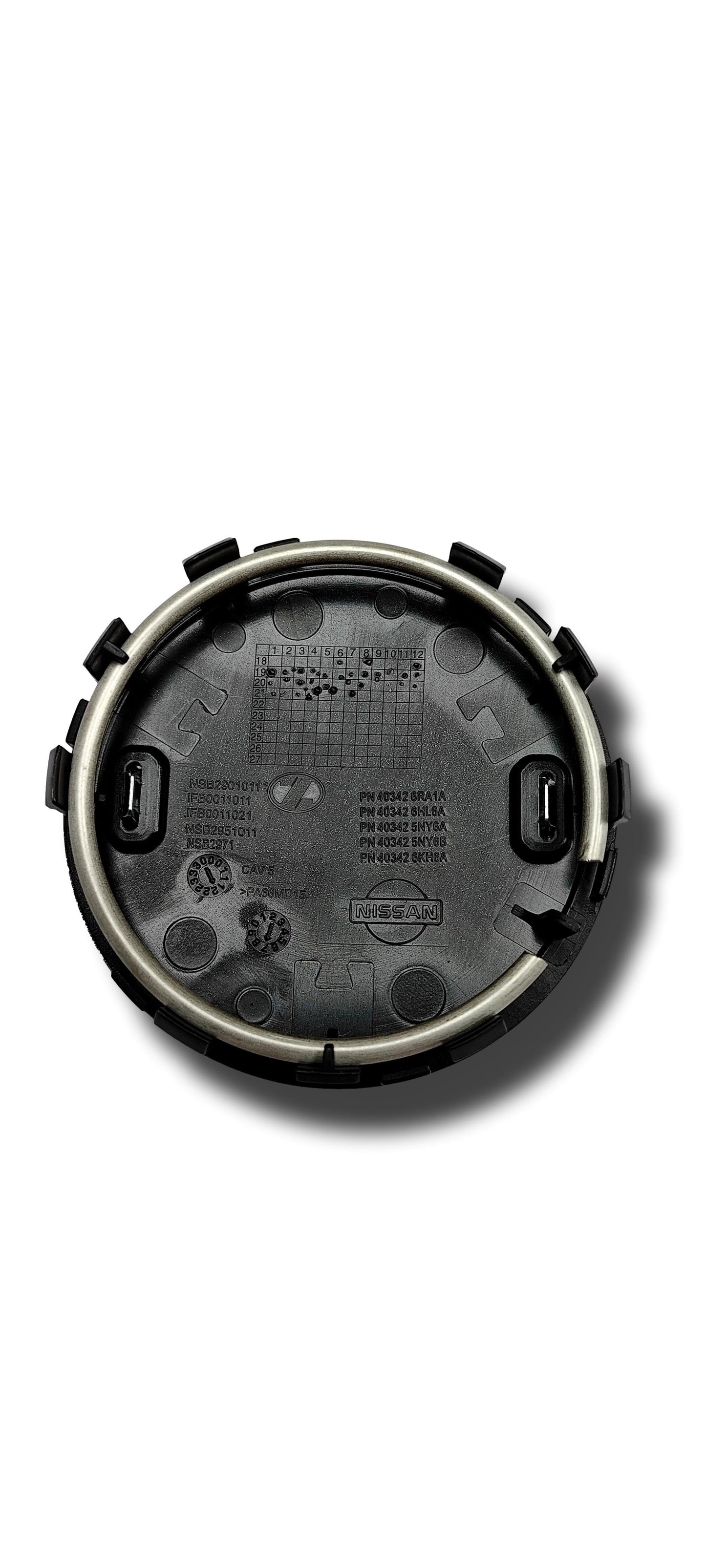 Genuine New Nissan Navara Wheel Centre Cap Black Set Of 4 2014>On 40342 6Hl6A