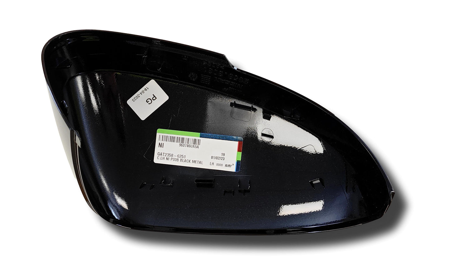 Nissan Qashqai Door Mirror Cover Pearl Black Left Side 963746Ua5A J12 2021> (#22032024)