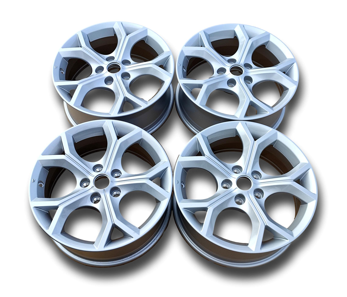 New 17’’ Silver Alloy Wheel 7J 35 Off Set Of 4 Wheels
