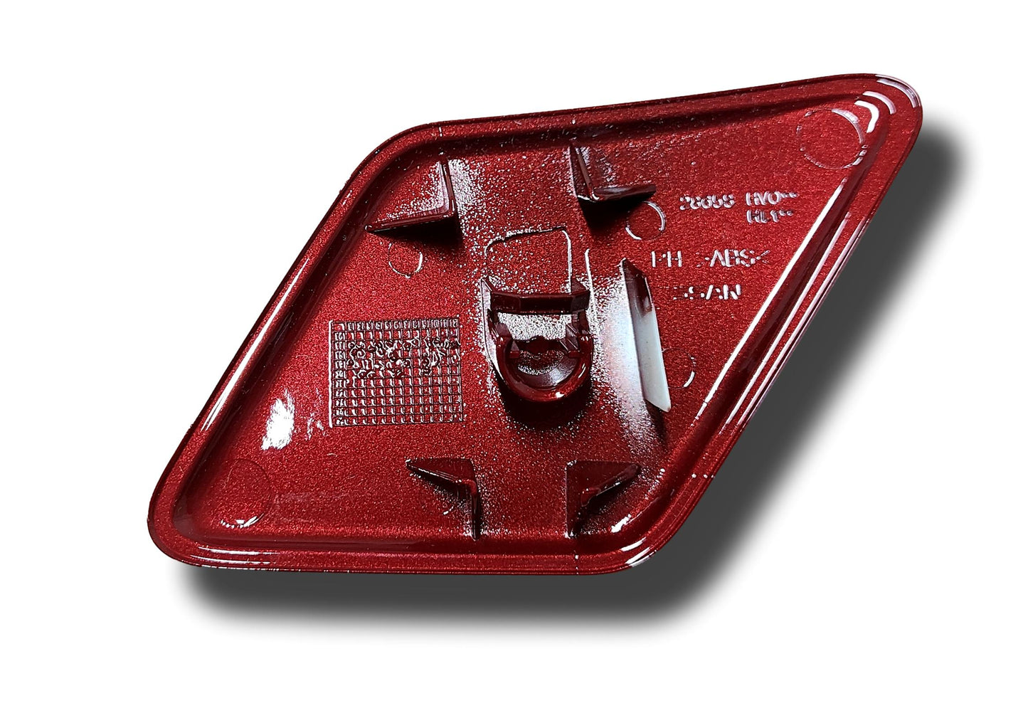 Nissan Qashqai Headlight Washer Jet Cover Right Hand Metallic Red