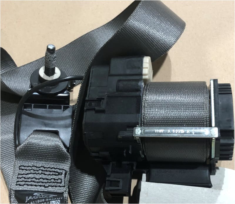 Genuine Jaguar XK Seat Belt Right Front USA Canada C2P18350AMT AMAW83611B08BA0AMT Norfolk Prestige Car Parts UK Ltd